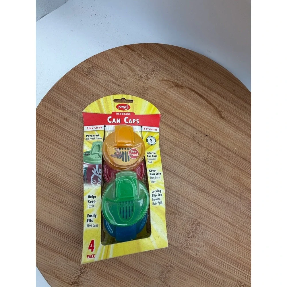 Jokari Deluxe Can Caps, 4‎ Pack 4-Pack Multi